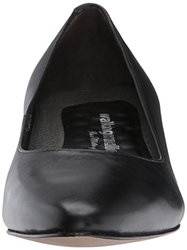 Walking Cradles Women's Heidi Pump, Black Leather, 8.5 M US2
