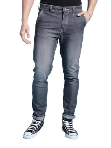 Image of The Indian Garage Co Men Slim Fit Solid Mid-Rise Jeans
