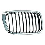 Grille de calandre droit noir/chromé compatible avec BMW Série 3 (E46) Compact 2001-2005