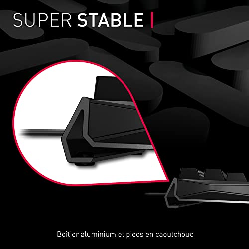 MX BOARD 3.0 S, Tastiera Gaming Meccanica Con Filo, Layout per la Germania (QWERTZ), Corpo in Alluminio, Illuminazione RGB, Interruttori MX RED, Bianco - Tastiera gaming - Immagine 3