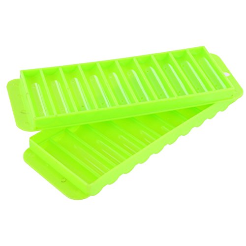 4 Bandejas plásticas para hacer hielo en tubos - set 2 piezas miniatura 2