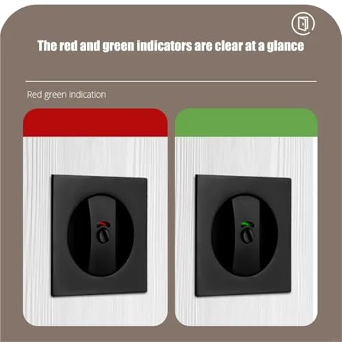 Pocket Door Lock 4Pcs Privacy Lock Latches Pocket Door Hardware Adjustable Quick Installation Designs for Square Door miniatura 6