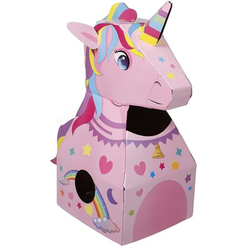 Gogogmee Disfraz de Cartón para DIY Juguete de Papel 3D Ligero y Resistente Accesorio para Juegos de Rol Infantiles y Eventos Escolares