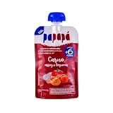 Papapá, Papinha infantil, Sabor Carne, Arroz e Legumes, 120g, Vermelho