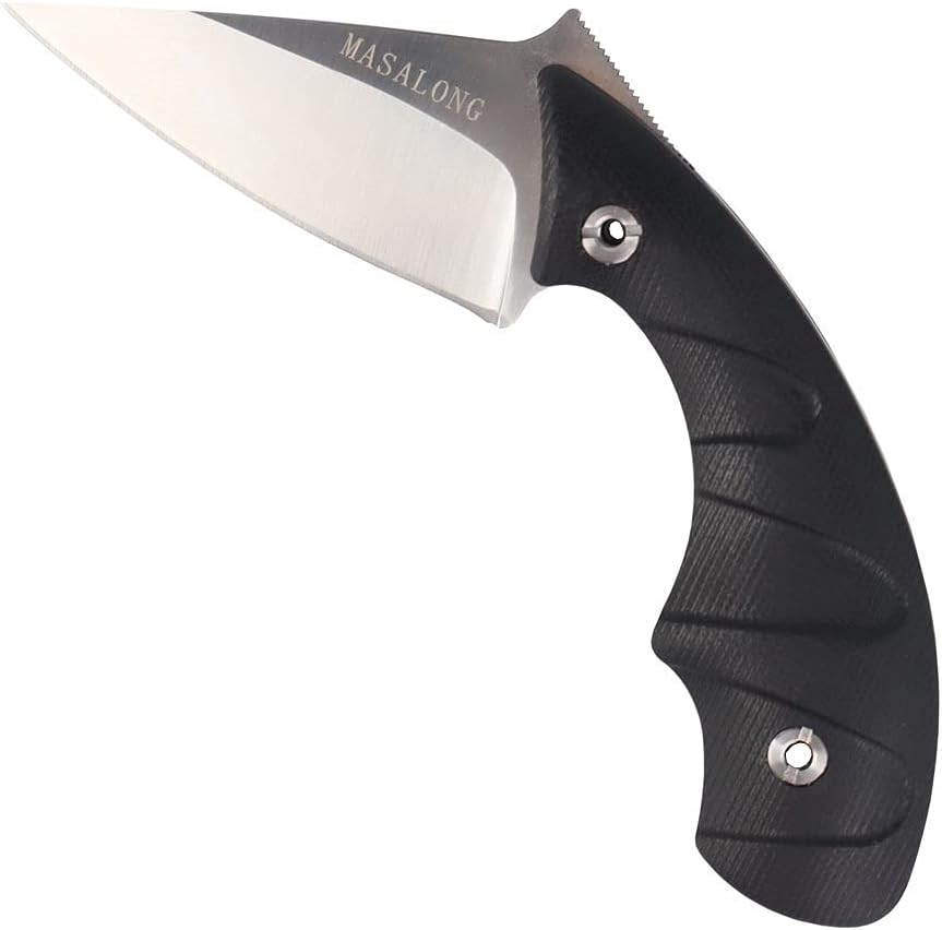 Masalong kni200 Fixed Blade Knives D2 Steel G10 Handle Outdoor Survival Claw Knife,Camping EDC Tools, Kydex Sheaths