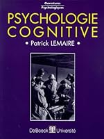 Psychologie cognitive 2804132218 Book Cover