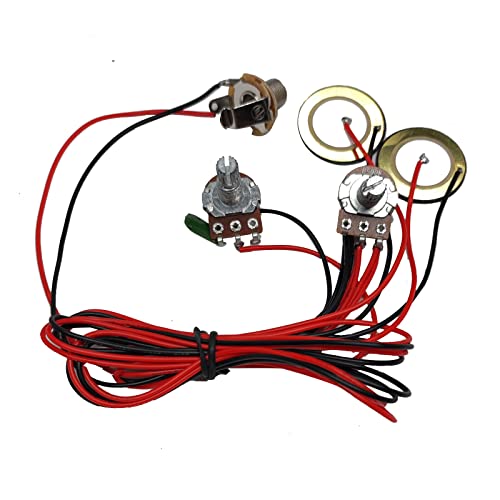 Rikavim Guitar Contact Pickup, Pre-Wired Instrument Pickup Piezo Transducer For Acoustic Guitar Ukulele Cigar Box Guitar Mandolin, 6.35Mm Jack With Volume Tone Control #TOP3