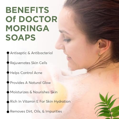 Image of Handmade Bathing Soap- 100gm | Herbal Soap for Removing Dirt & Impurities no mineral oils added Suitable for All Skin Types (Neem Soap, 100 g (Pack of 4))