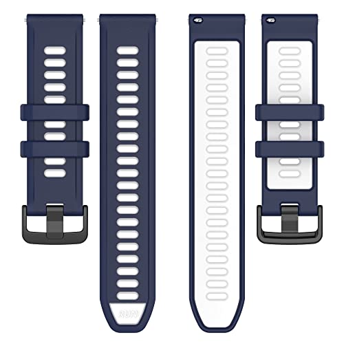 Image of Fit for Garmin Forerunner 265S 255S Watch Bands, 18mm Quick Release Durable Silicone Replacement Bands Wristbands Straps Bracelet Fit for Garmin Vivoactive 4S /Vivomove 3S /Venu 2S