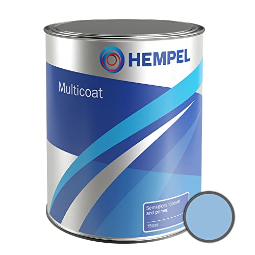 Hempel Multicoat Boat Paint, Light Blue, 750ml