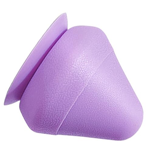 UKCOCO Bola Masaje Con Ventosa Bola Portátil Para Masaje Espalda Cuello y Lumbar Herramienta De Relajación Muscular Multifuncional De Tpe Morada