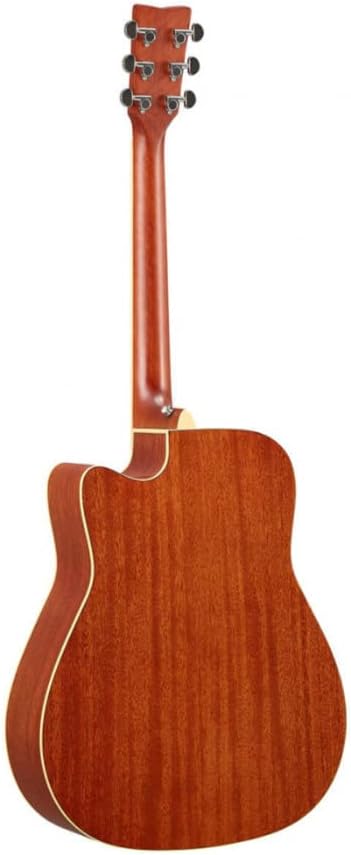 Yamaha FGC-TA Dreadnought Cutaway Transacoustic Guitar w/ Chorus and Reverb, Vintage Tint