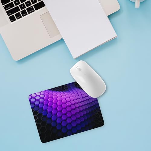 Image of Mouse Pad with Non-Slip Rubber Base, Waterproof & Durable Desk Mat for Gaming, Office & Students | Small Laptop & PC Pad | 23x18cm