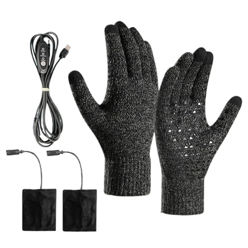 Gants chauffants USB tactiles pour randonnée et camping d'hiver