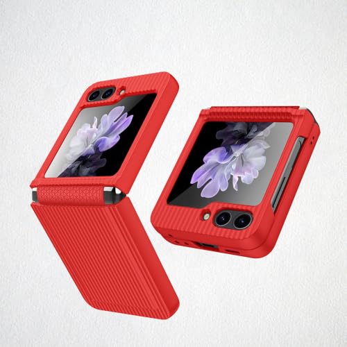 Étui pour Samsung Galaxy Z Flip 5 avec chaîne rouge pour vos sorties