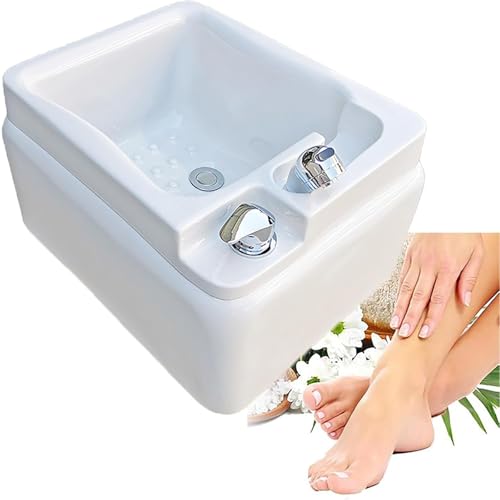 Spa para Pies Acrílico Cuadrado con Masaje y Acupresión