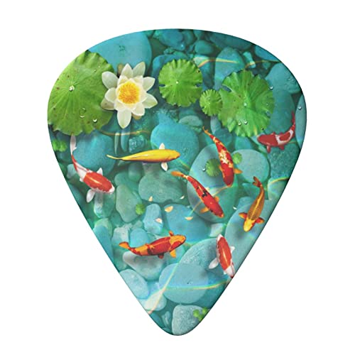 Japanese Carp Lot de 6 médiators pour guitare acoustique, guitare électrique, basse, ukulélé – fin, moyen et épais - Les Beatles, Paul McCartney, John Lennon, RIngo Starr, George Harrison Japanese Carp Lot de 6 médiators pour guitare acoustique, guitare électrique, basse, ukulélé – fin, moyen et épais – Image 4