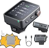 Godox X3Pro Blitzauslöser, kabellos, TTL, 2,4 GHz, mit HSS-Display, TCM (Auto-/Manuell/Mehrfach-Modi, unterstützt App-Steuerung (X3Pro S)