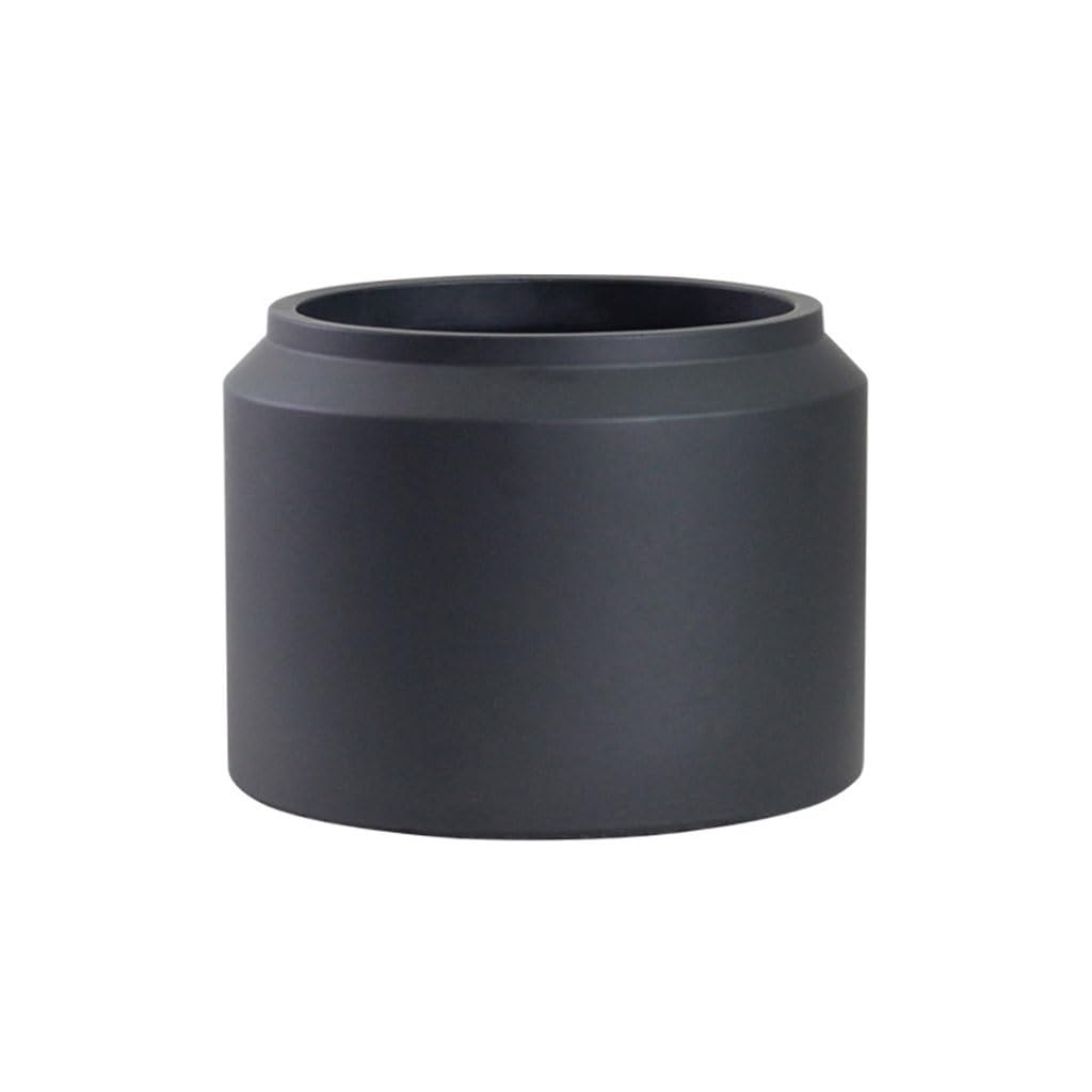 Gelasige One Color Flower Pots Cement Flower Pots Lightweight Indoor And Outdoor Cement Flower Pots Suitable For Herbs And Flowers With Drainage Holes Outdoor Flower Pots(S)