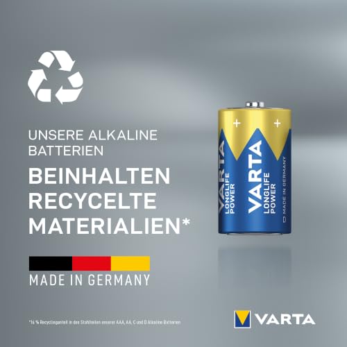 VARTA Batterien D, 4 Stück, Longlife Power, Alkaline Mono-Zelle, 1,5 V – Ansicht 5