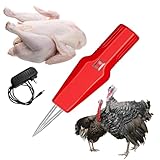 Chicken Plucker Machine,Chicken Feather Plucker, Chicken Plucker, Portable Feather Plucking Machine for Chicken Duck Goose Bird Turkey, （red）