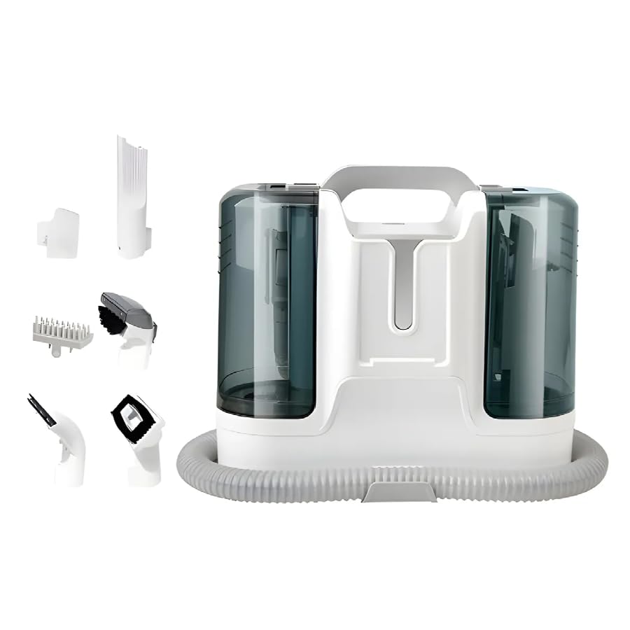 Reviews de Aspiradoras para alfombras que puedes comprar esta semana. 42 Aspiradora para Alfombra y Tapicería con Función de Inyección y Succión de Agua, Limpieza Profunda de Muebles, Autos y Pisos, Ideal para Eliminar Manchas y Suciedad Difícil