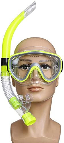 MRKU Schutzbrille Tauchen Tauchmaske Erwachsene Taucherbrille Maske Schnorcheln Schwimmen Scuba W/Schnorchel PC Material Rahmen Zum Schnorcheln