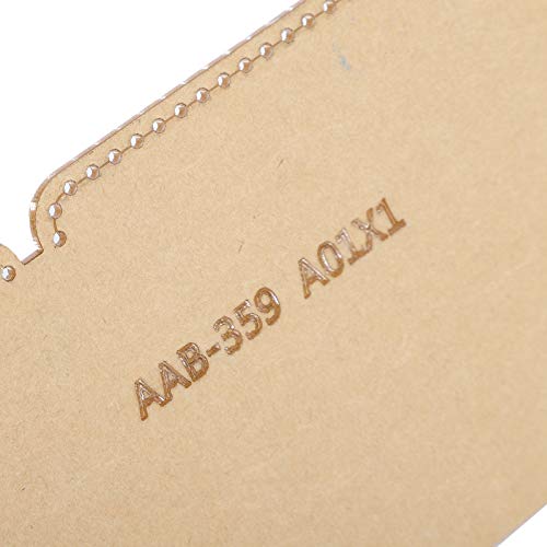 Modelo de carteira de couro, modelo de bolsa de cartão Modelo durável de acrílico feito à mão Modelo