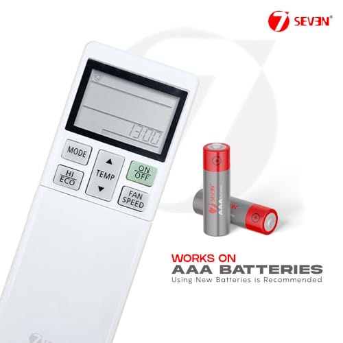 Image of 7SEVEN Compatible with Mitsubishi AC Remote Control RLA502A700S Model 250 Suitable for SRF50ZMXA-S SRF35ZMXA-S Split & Window 1 1.5 2 Ton AC - Match Remote Keys to Replicate Genuine Functionality