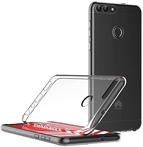 Captor Cover Trasparente per Huawei P Smart 2020, Custodia TPU in Silicone Flessibile Morbida e Sottile, Protezione Full Body con Bordo Rialzato per Schermo e Fotocamera