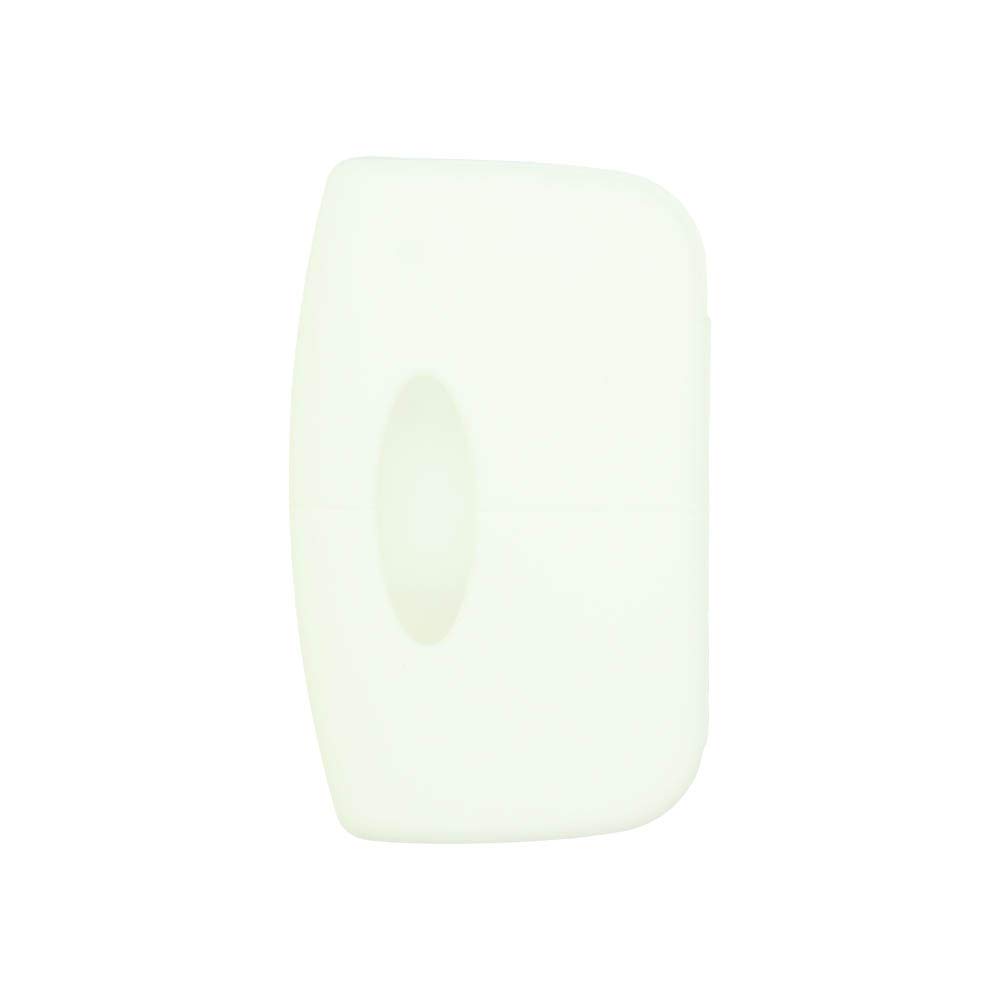 BROVACS Silicone Cover Protector Case Holder Skin Jacket Compatible with FORD 3 Button Smart Remote Key Fob CV9709 White - Image 3