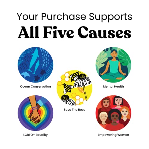 Mamap Bamboo Toothbrush Set For Adults, Medium Nylon Bristles, Family Toothbrush Multipack, Eco-Friendly 100% Natural, Recyclable & Compostable, Multicolor Handle, 5-Pack #TOP4