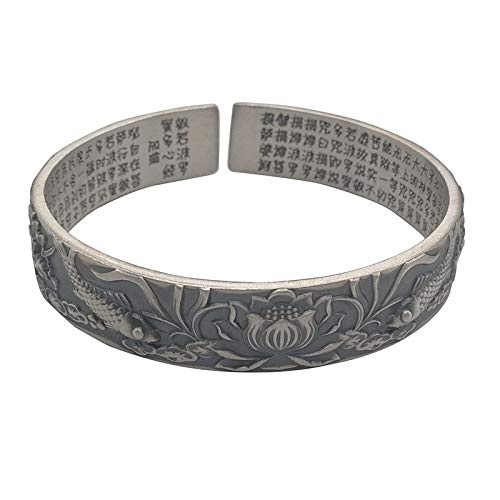 Bracelet ouvert en argent vintage S925, le cadeau idéal pour femme