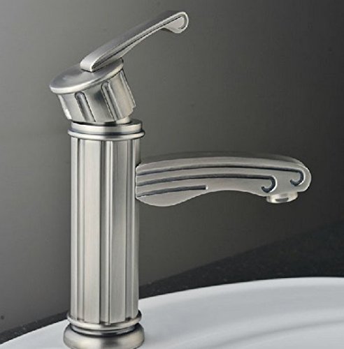 Lavabo robinet à levier unique mélangeur chromé Gowe pour vasque de salle d'eau