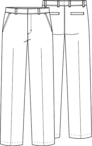 classroom school uniforms adult flat front pant 50364