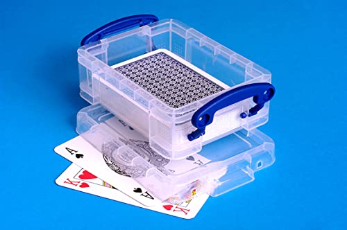 Image of Really Useful Plastic Storage Box 0.2 Litre Clear (Pack of 10)