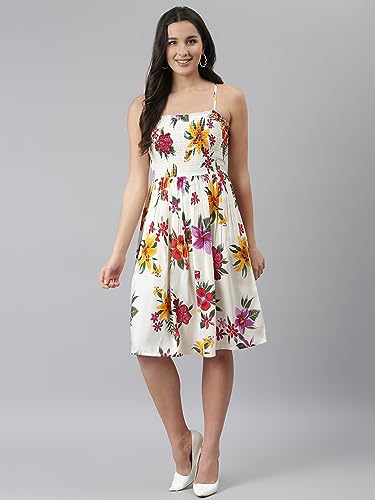 Image of DEEBACO Women Floral Printed Shrug Dress