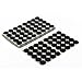 Produktbild Sourcingmap Möbelfüße, selbstklebend, für Möbel, Filz, 15 mm Durchmesser, 200 Stück, Schwarz