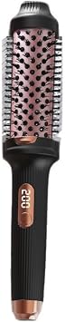 Fashion Watch Portable Straight & Curl Dual-Use Fluffy High Skull Top Curling Iron | 10-Temp Anti-Scald, 24H Styling, Mini Design for Beginners | Dormitory/Travel Use, Air Bangs & Volume Boost AC 50