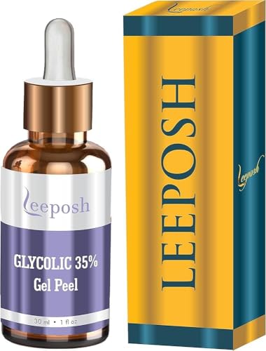35% Glycolic Peel with Neutralizer | AHA Gel Chemical Exfoliator for Face | Brightening Peel for Acne Scars, Texture & Dark Spots | Unisex Skincare | 130ml