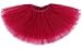 Girl's Party Tutu 4 Layered Tulle Classic Princess Dress-up Tutu Skirt,Burgundy,2-8 Years