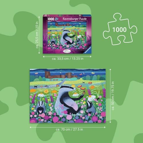 Ravensburger Meadow Mischief Rompecabezas de 1000 Piezas para Adultos miniatura 3