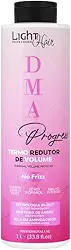 Light Hair DMA Selagem Termo Redutor de Volume 1 Litro | Alinhamento Capilar, Nutrição e Proteção da Cor