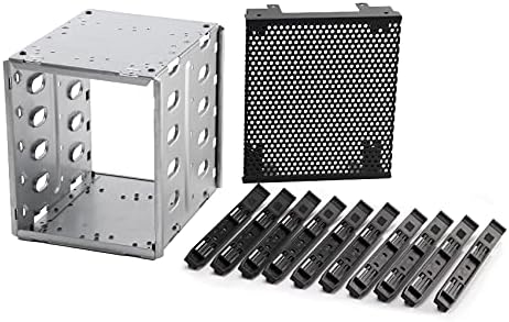 Caja para Discos Duro EMVANV Acero Inoxidable 5.25" miniatura 8
