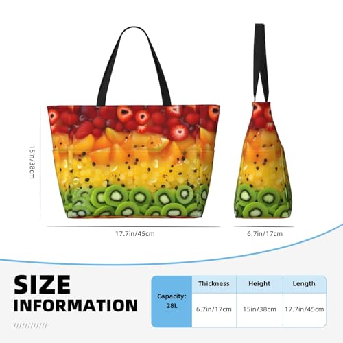 Fresh Fruit Large Capacity Waterproof Sandproof Multifunctional Beach Travel Camping Picnic Storage Bag4