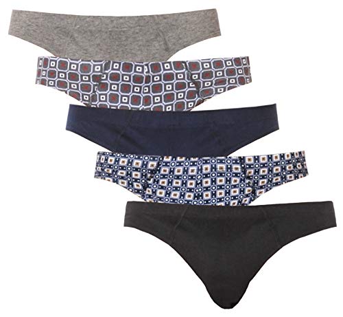 PGA TOUR Menâ€™s Underwear 5 Pack Assorted Bikini Brief (L, ComboB)