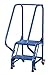 Vestil LAD-PW-18-2-G Portable Warehouse Ladder Grip 16.8125" 2 Step, Blue