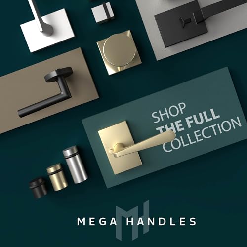 Image of Mega Handles T-Strike Door Plate - Durable Door Strike Plate, Gold Strike Plates for Interior Doors