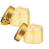 Kurkuma-Gesichtscreme, zur Gesichtspflege, Anti-Aging-Creme, aufhellende Lotion – Kurkuma reinigt...