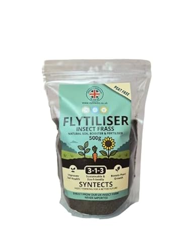 Flytiliser Insect Frass 500g – Premium Organic Fertiliser | Black Soldier Fly Frass